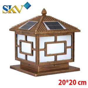 SKV - Sản xuất Đèn năng lượng Mặt trời, Thiết bị Điện 38 Đèn trụ cổng 20 cm